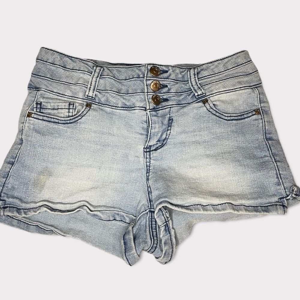 Blue spice super stretch jean short